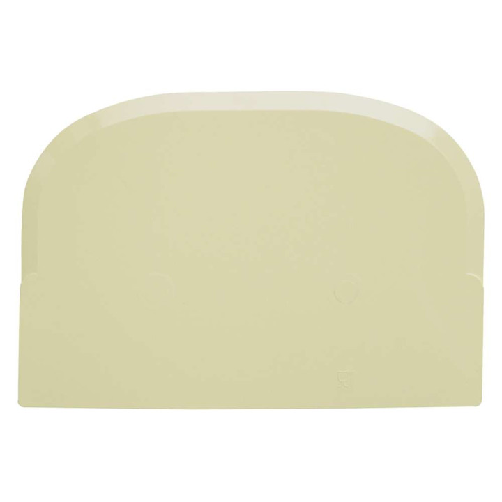 Skrobak bez rączki z tworzywa półokrągły 151x102 mm.