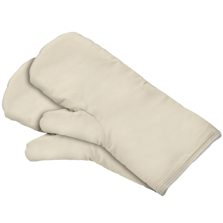 Rękawice piekarnicze canvas z długim mankietem długość 38 cm