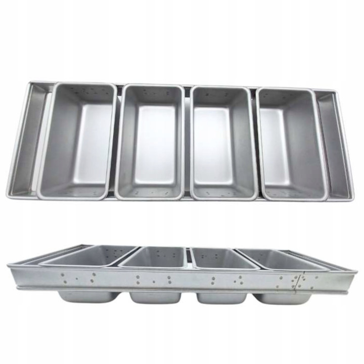 Forma zespolona do pieczenia chleba formowego 4 szt. do 700 g