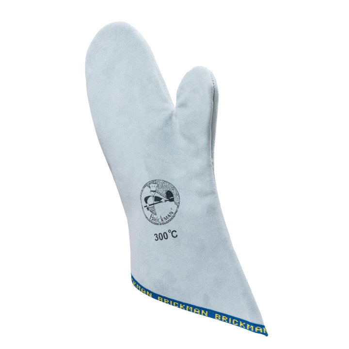 Rękawice piekarskie 1-palec skośny mankiet 36 cm do +300°C Skórzane
