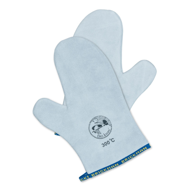 Łapka piekarnicza oburęczna 31 cm do +300°C Skórzana