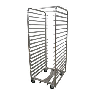 Wózek piecowy do blach 58x78 cm 18 półek (rozstaw 86 mm) stal kwasoodporna skręcany