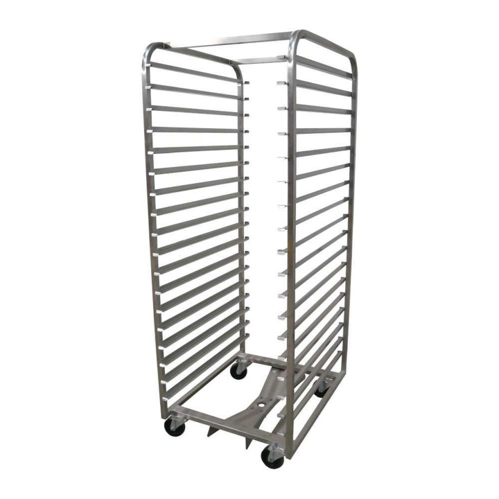 Wózek piecowy do blach 58x78 cm 18 półek (rozstaw 86 mm) stal kwasoodporna skręcany