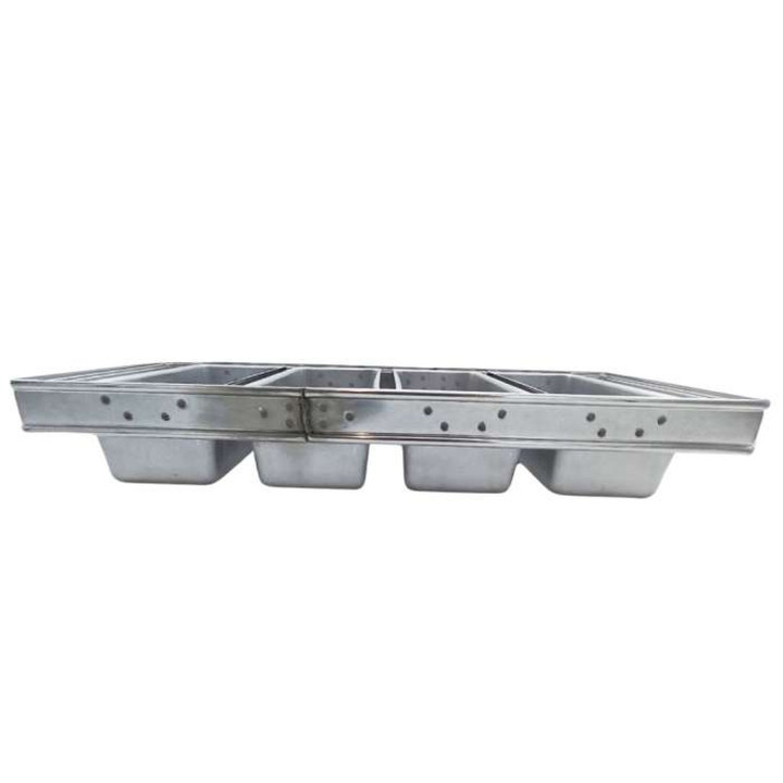 Forma zespolona do pieczenia chleba formowego 4 szt. 190x100x85 mm 0,75 kg L-580