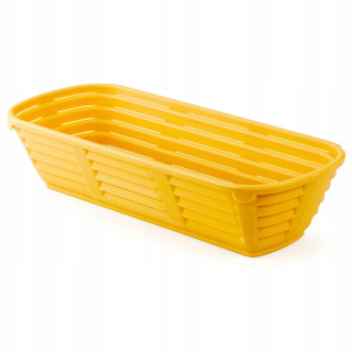 Koszyk do garowania chleba podłużny 36x16 cm do 1 kg z tworzywa (PP)