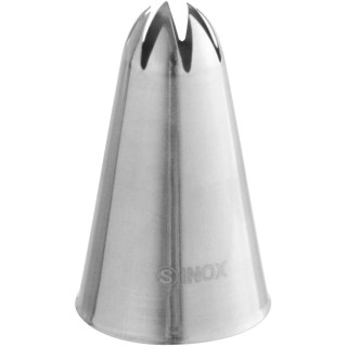 Tylka do dekoracji pojedyncza GWIAZDA zagięta Ø6 mm stal nierdzewna