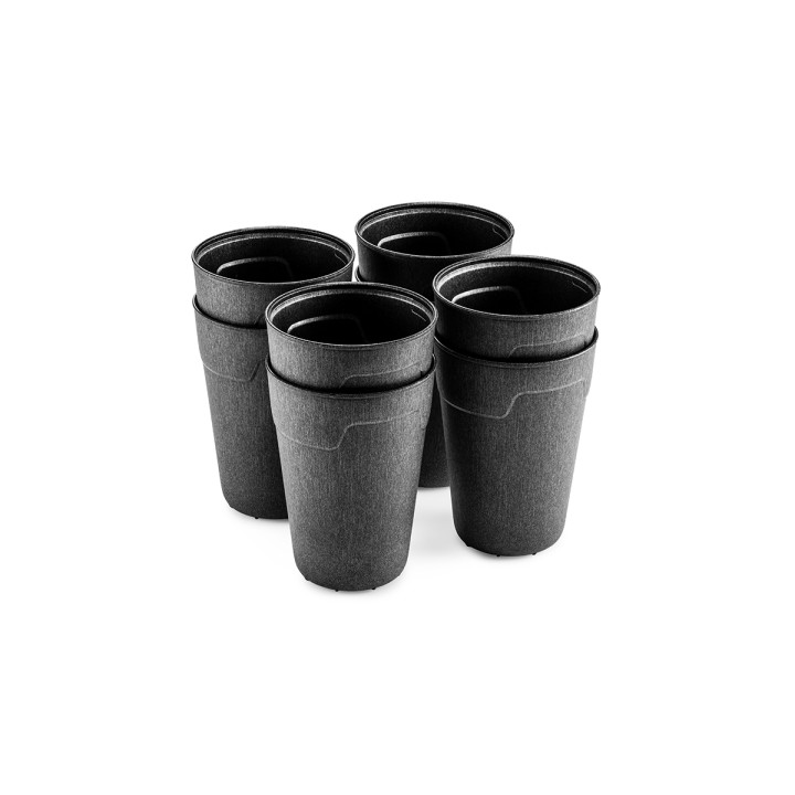 GoodBowl Cup antracyt zestaw 8 szt.