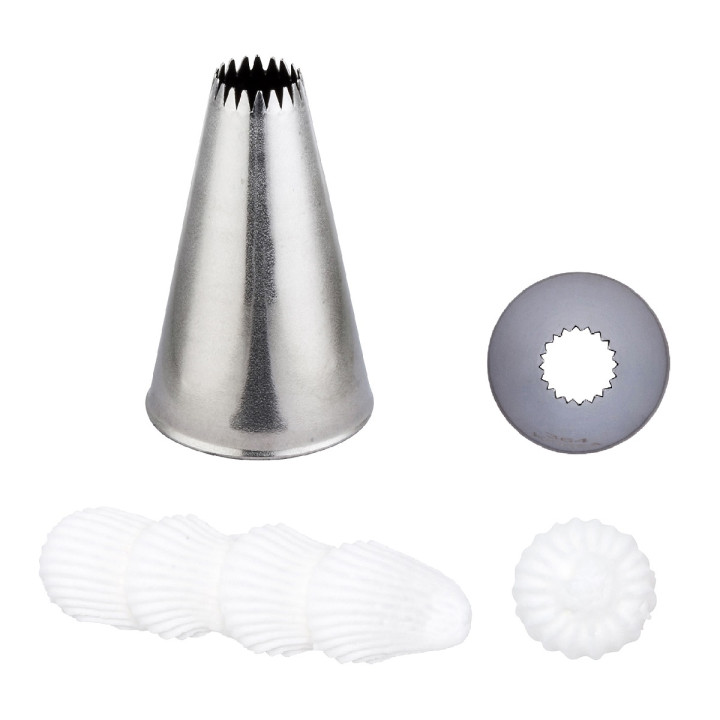 Końcówka nierdzewna karbowana