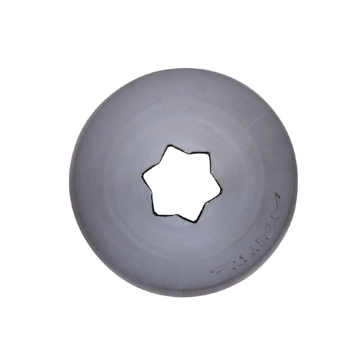 Końcówka nierdzewna karbowana śr.6 mm / 6 z