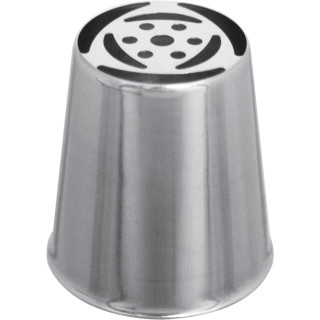 Tylka do dekoracji 3D TULIPAN 5 płatków płaskich Ø23 mm stal nierdzewna