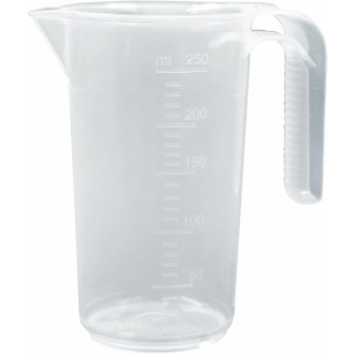 Miarka z podziałką 0,25 L z tworzywa (PP)