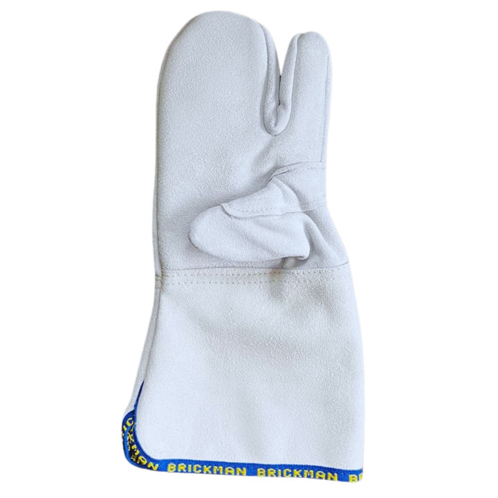 Rękawice piekarskie 3-palce WZMOCNIONE 36 cm do +300°C Skórzane