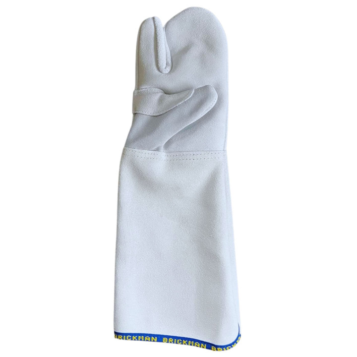 Rękawice piekarskie 3-palce WZMOCNIONE 45 cm do +300°C Skórzane