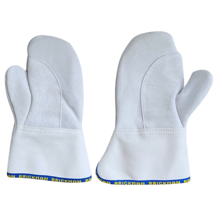 Rękawice piekarskie 1-palec WZMOCNIONE 31 cm do +300°C Skórzane