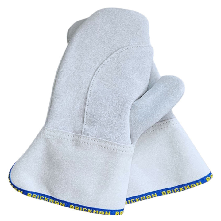 Rękawice piekarskie 1-palec WZMOCNIONE 31 cm do +300°C Skórzane