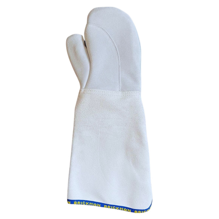 Rękawice piekarskie 1-palec WZMOCNIONE 45 cm do +300°C Skórzane