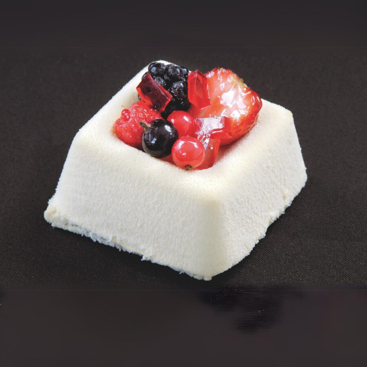 Forma silikonowa SILMAE Mini Square Savarin Ø 38X38X17 mm — 400X600