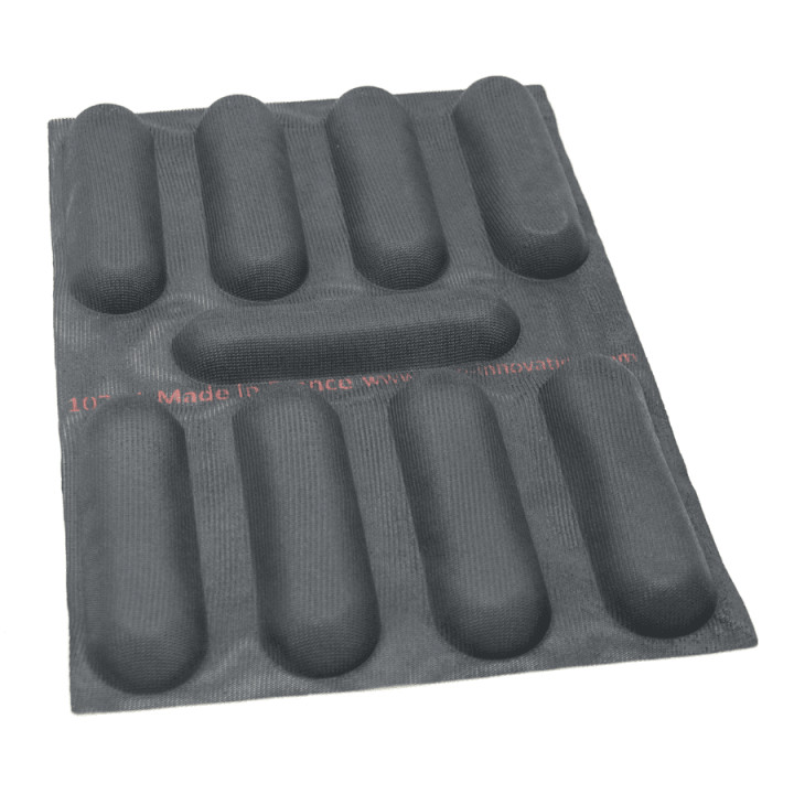 Mata do pieczenia FIBERMAE Baguette 230X64X30 mm — 400 X 600