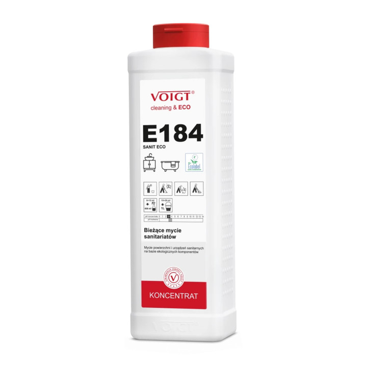 Płyn do mycia sanitariatów C184 SANIT ECO 1 L VOIGT (koncentrat)
