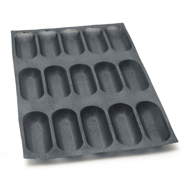 Mata do pieczenia FIBERMAE Baguette 155X64X30 mm — 400 X 600