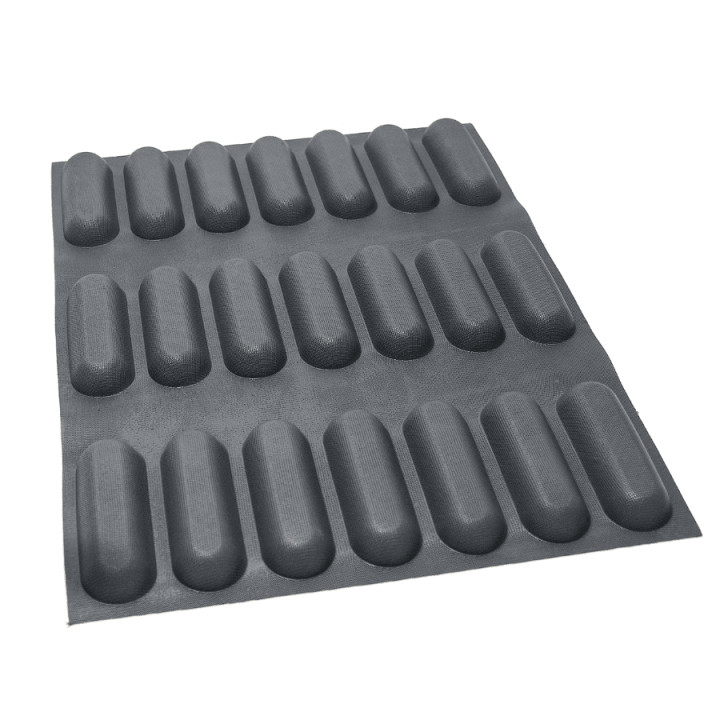 Mata do pieczenia FIBERMAE Baguette 200X64X30 mm — 600X800