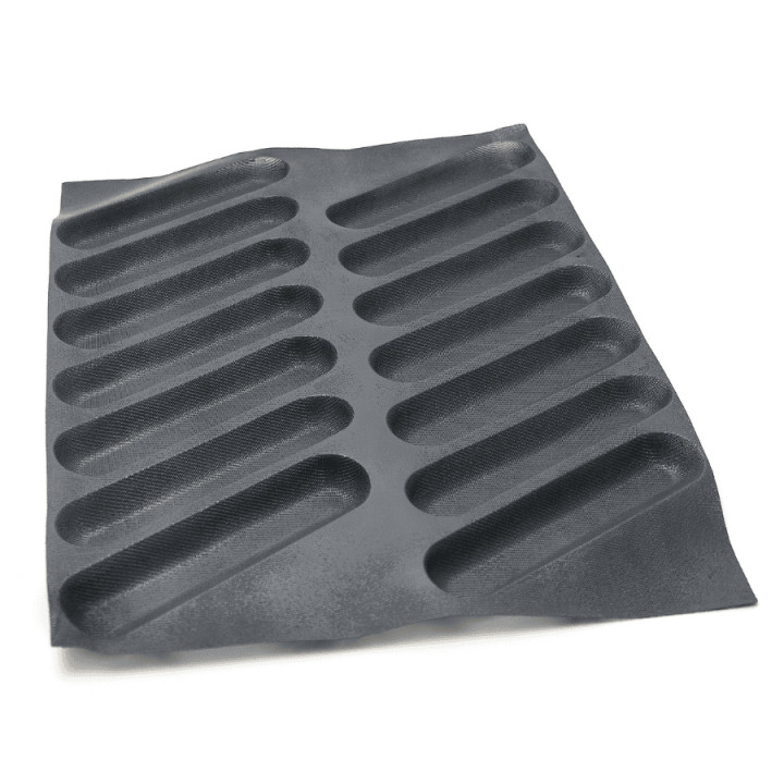 Mata do pieczenia FIBERMAE Baguette 300X64X30 mm — 600X800