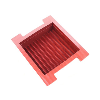 Forma silikonowa SILMAE Square With Streaks Ø 112X112X40 mm — forma indywidualna