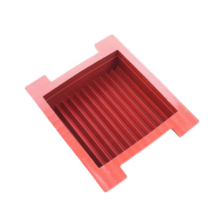 Forma silikonowa SILMAE Square With Streaks Ø 112X112X40 mm — forma indywidualna