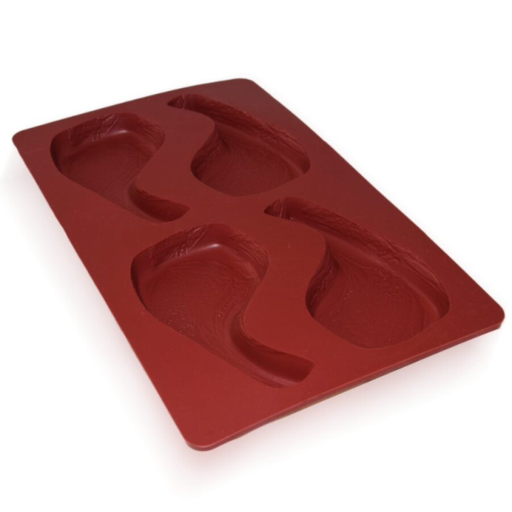 Forma silikonowa SILMAE Cote De Porc 127X73X16,5 mm — 170X280