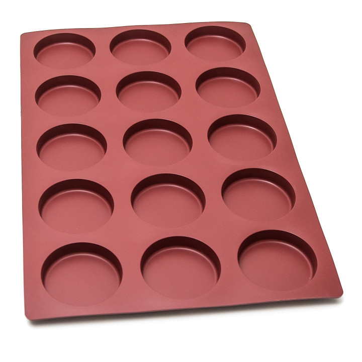 Forma silikonowa SILMAE Hamburger Ø100X20 mm — 400X600