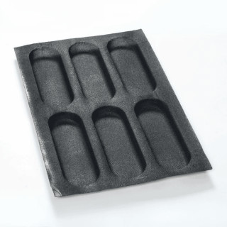 Mata do pieczenia FIBERMAE Ciabatta 260X85X30 mm — 400 X 600