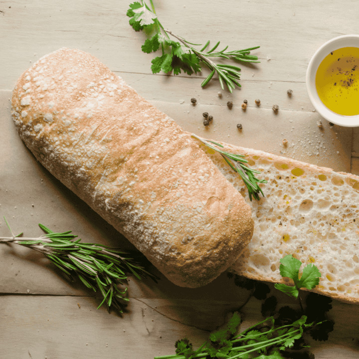 Mata do pieczenia FIBERMAE Ciabatta 260X85X30 mm — 400 X 600