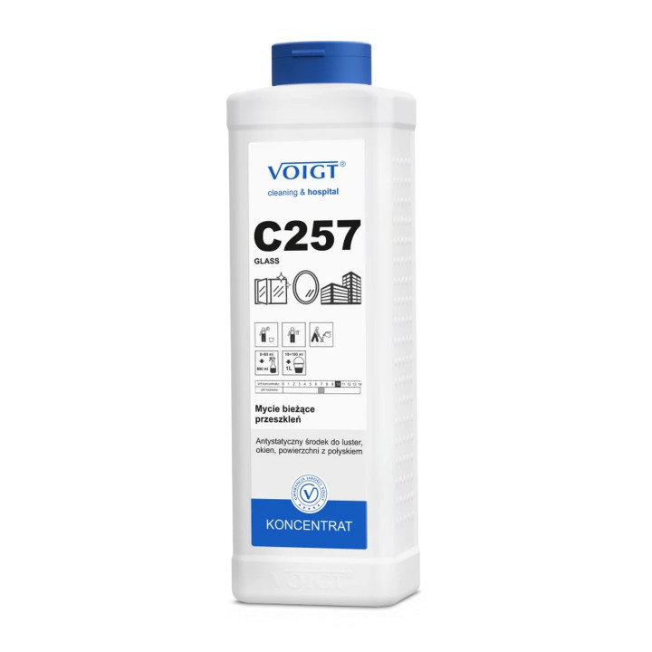 Płyn do mycia szyb i luster C257 GLASS 5 L VOIGT (koncentrat)