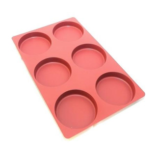 Forma silikonowa SILMAE Hamburger Ø100X20 mm — 400X300