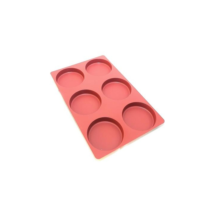 Forma silikonowa SILMAE Hamburger Ø100X20 mm — 400X300