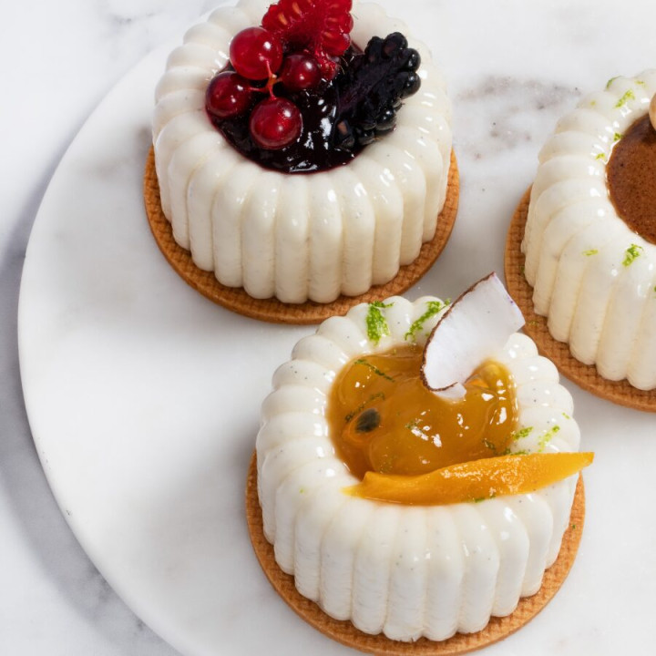 Forma silikonowa SILMAE Cylinder Striped With Well Ø61.5X35,5 mm — 400X600