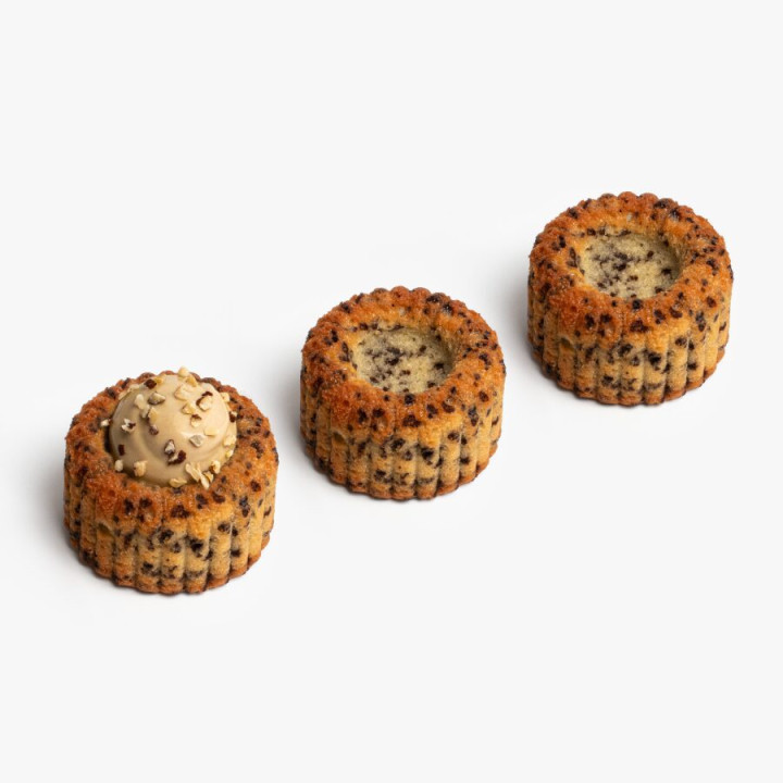 Forma silikonowa SILMAE Cylinder Striped With Well Ø61.5X35,5 mm — 400X600