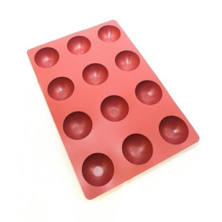 Forma silikonowa SILMAE Half Sphere Flat Bottom Ø60/20X28 mm — 400X300