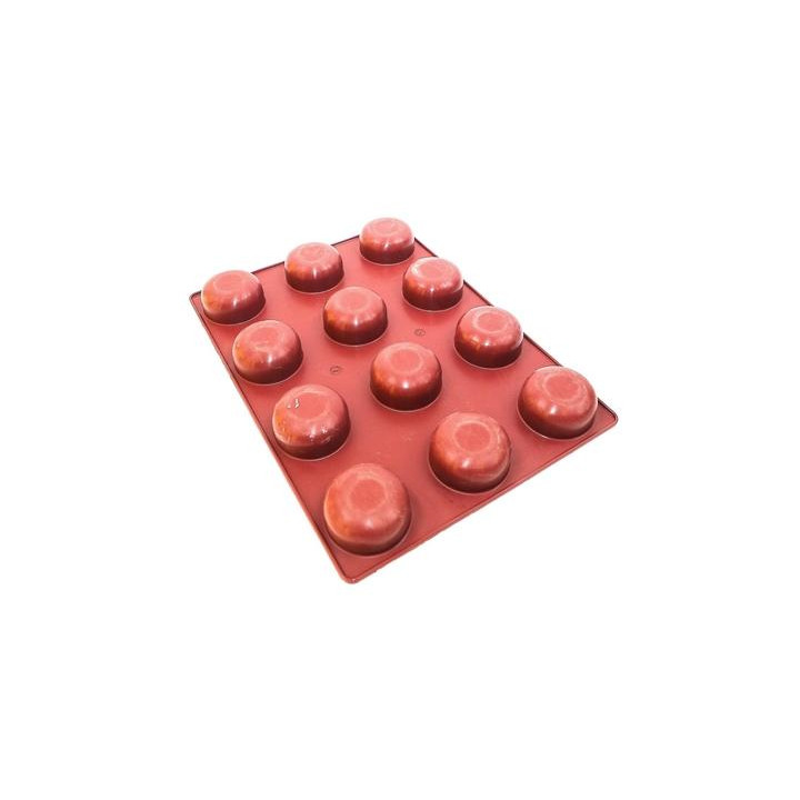 Forma silikonowa SILMAE Pebble Honeycomb Ø66X31,5 mm — 400X300