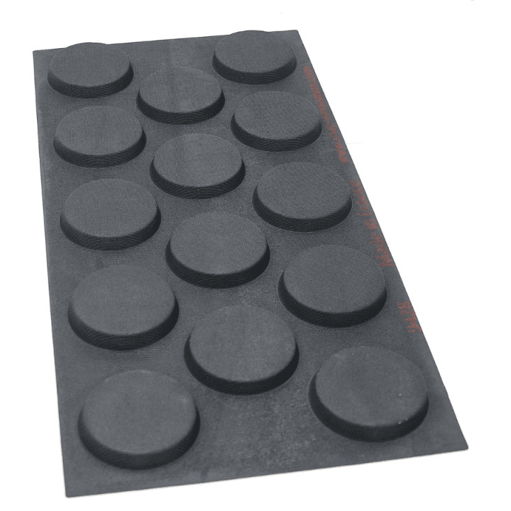 Mata do pieczenia FIBERMAE Hamburger Ø 114×18 mm — 400×800