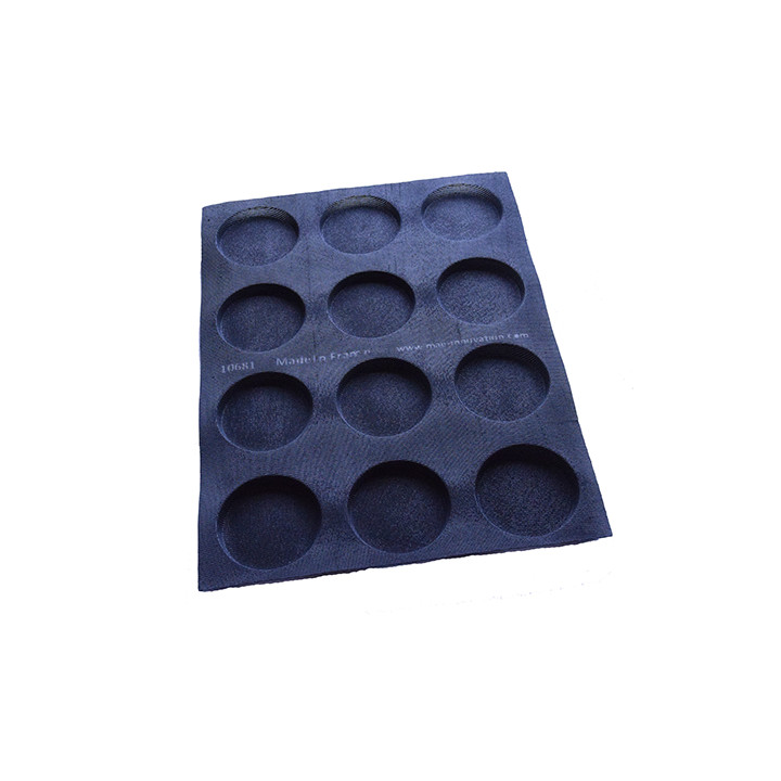 Mata do pieczenia FIBERMAE Hamburgers Ø150X18 mm — 600X800