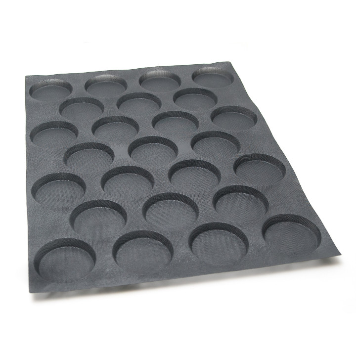 Mata do pieczenia FIBERMAE Hamburger Ø114X18 mm — 600X800