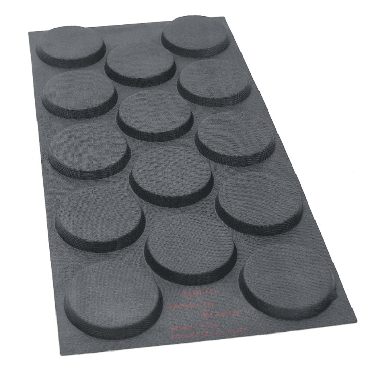 Mata do pieczenia FIBERMAE Hamburger Ø125X18 mm — 400 X 800