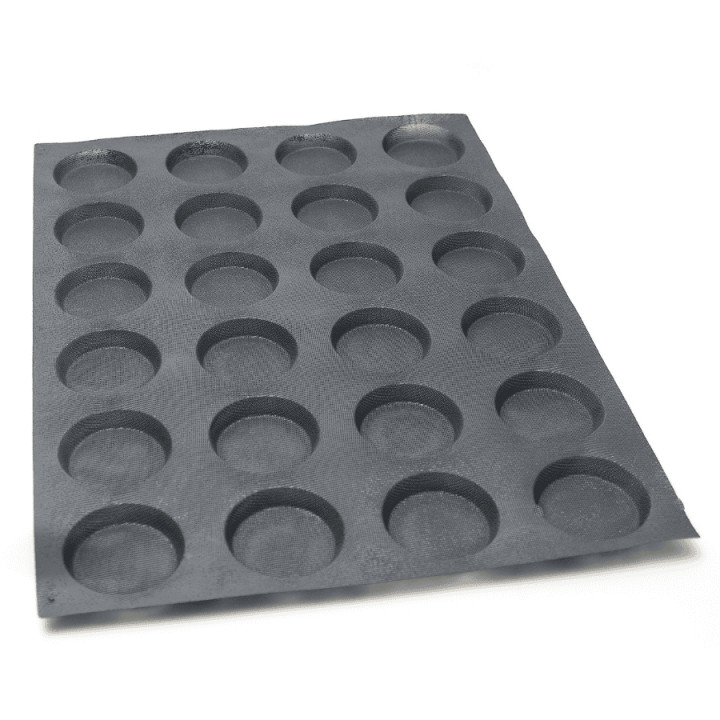 Mata do pieczenia FIBERMAE Hamburger Ø104X20 mm — 600X800