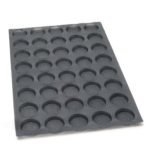 Mata do pieczenia FIBERMAE Mini Buns Ø59X13 mm — GN1/1 325X530