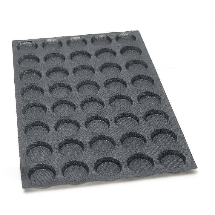 Mata do pieczenia FIBERMAE Mini Buns Ø59X13 mm — GN1/1 325X530