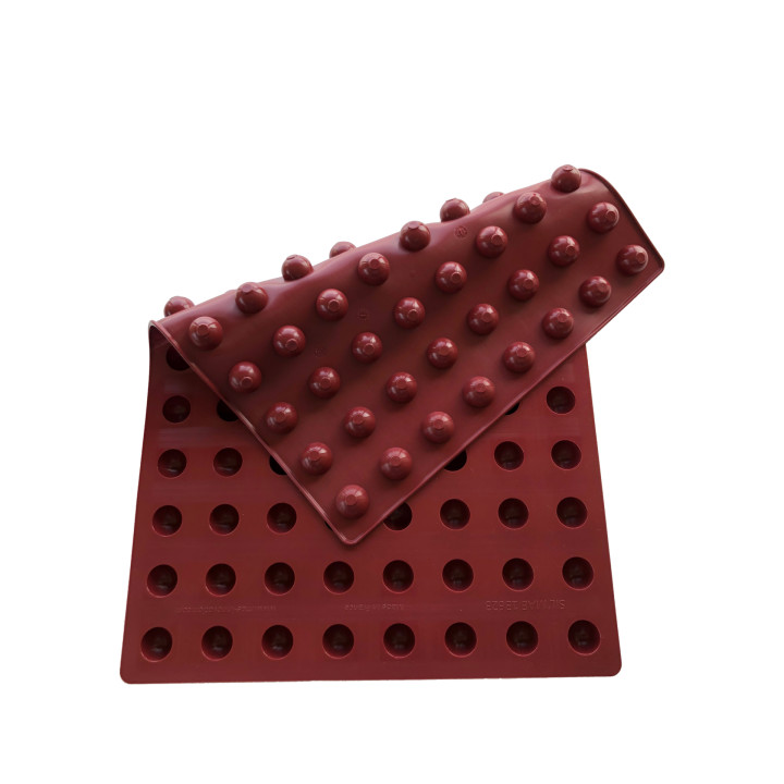 Forma silikonowa SILMAE Mini Half Sphere Ø25X16.5 mm — 400X600