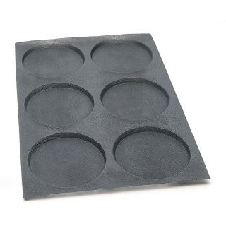 Mata do pieczenia FIBERMAE Hamburger Ø166X12 mm — 400 X 600