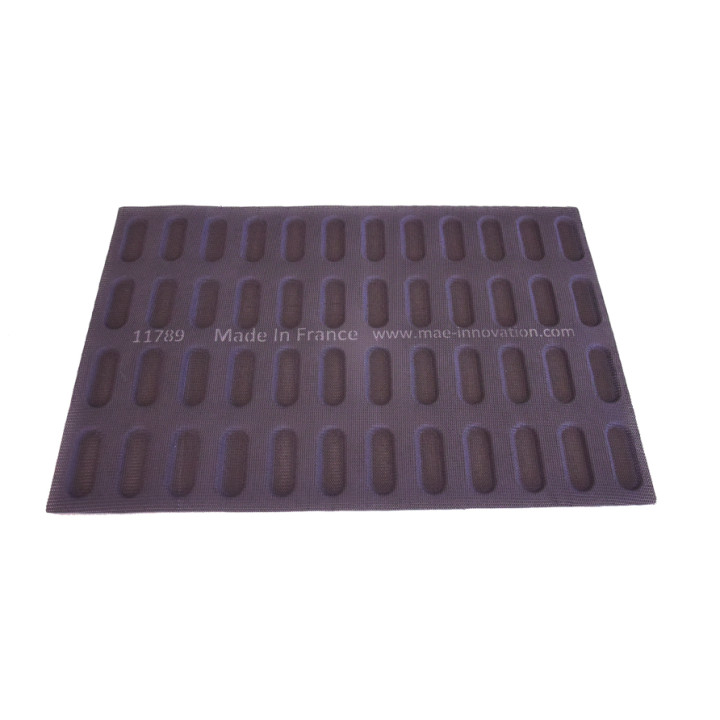 Mata do pieczenia FIBERMAE Mini Eclair 70X25X5 mm — 400 X 600