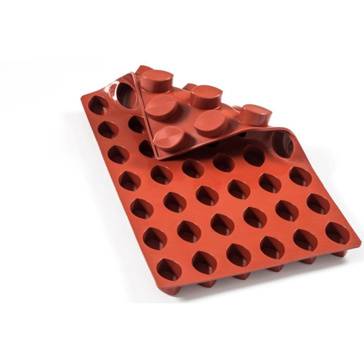 Forma silikonowa SILMAE Oval Ø 62X42X30 mm — 400X600